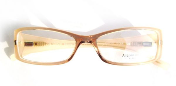 Модная оправа для очков Ana Hickmann AH6085 W08S Персиковая - изображение 5