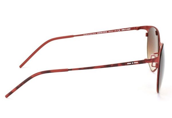 Ультратонкие круглые очки Italia Independent 0208 092 Brown Havana - изображение 3