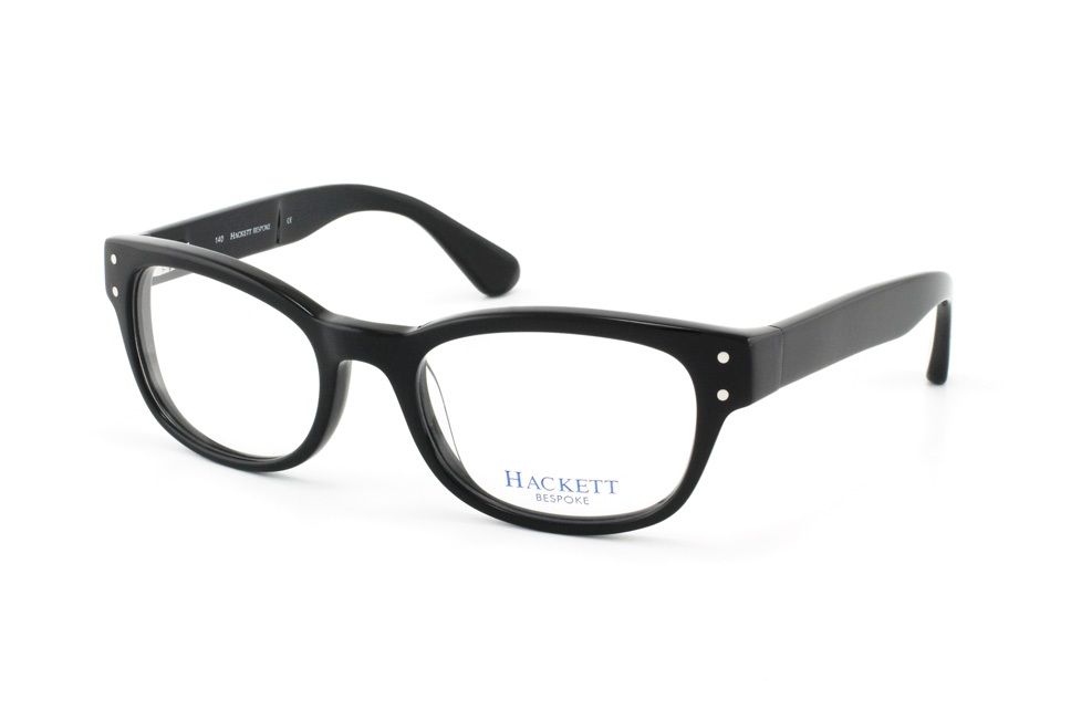 Модные винтажные очки Hackett Bespoke HEB 051 01 Black