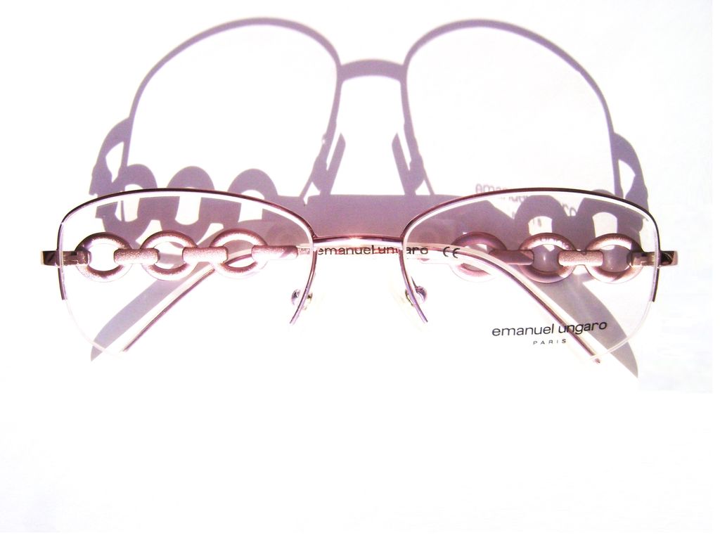Модные очки Emanuel Ungaro EU 70311 C79 Pink с кристаллами Swarovski