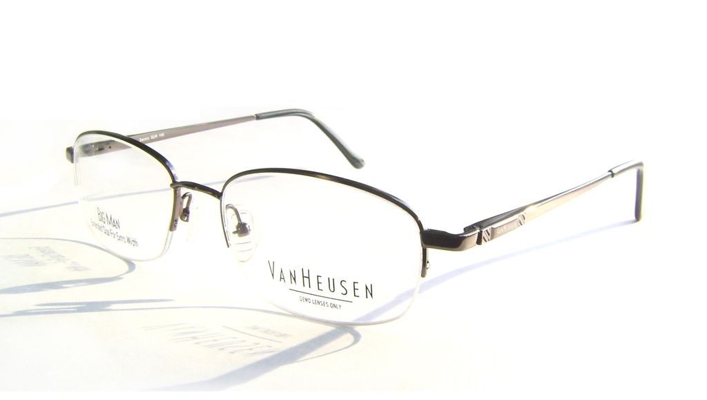 Крупные овальные очки Van Heusen Dennis Gun metal