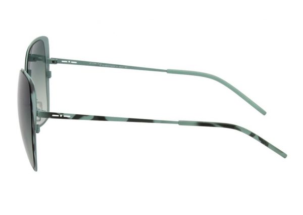 Ультратонкие очки бабочка Italia Independent 0204 038 Havana Aqua Green - изображение 4