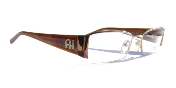 Модная оправа для очков Ana Hickmann AH1088 04A Dark brown с кристаллами Swarovski - изображение 3