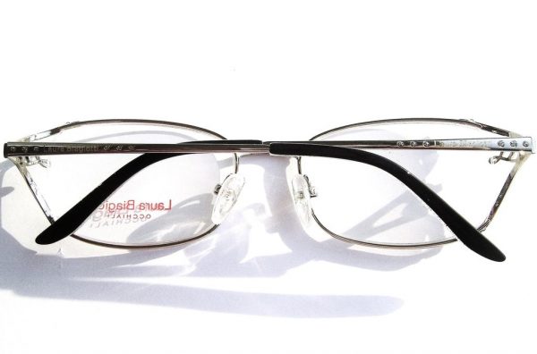 Модные очки Laura Biagiotti LB 81062 054 Silver с кристаллами Swarovski - изображение 7