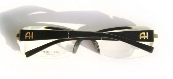 Модная оправа для очков Ana Hickmann AH6117 A01 Black с поворотным заушником - изображение 6