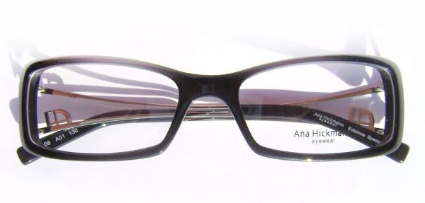 Модная оправа для очков Ana Hickmann AH6108 A01 Black - изображение 5
