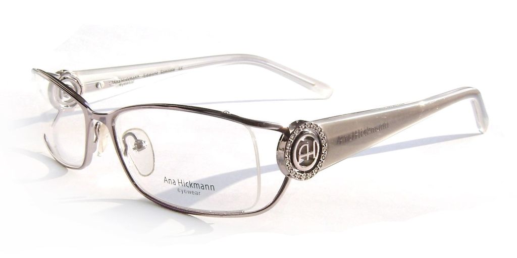 Модная оправа для очков Ana Hickmann AH1087N 13B Gun metal с кристаллами Swarovski