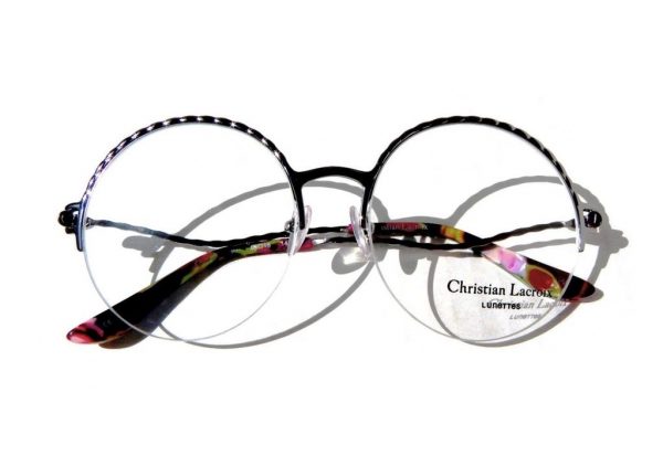 Крупные круглые очки Christian Lacroix 3009 901 Silver - изображение 4