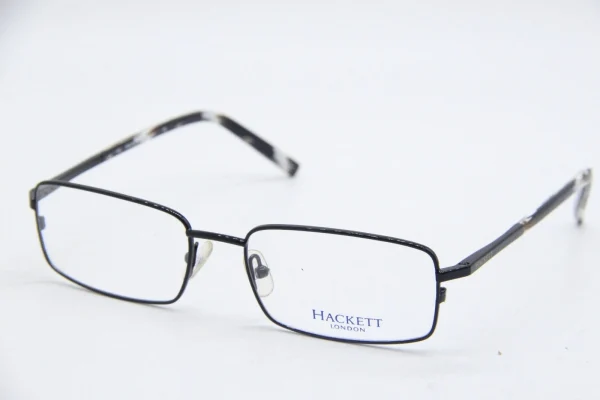 Крупные классические квадратные очки Hackett London HEK 1063 01 Black - изображение 1